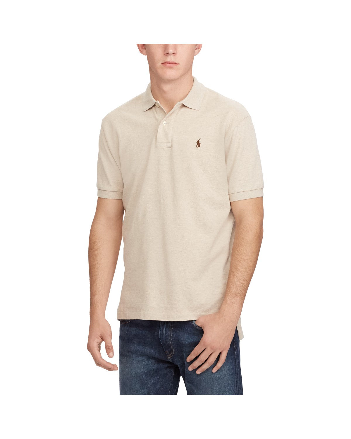 Classic Fit Mesh Polo Shirt
