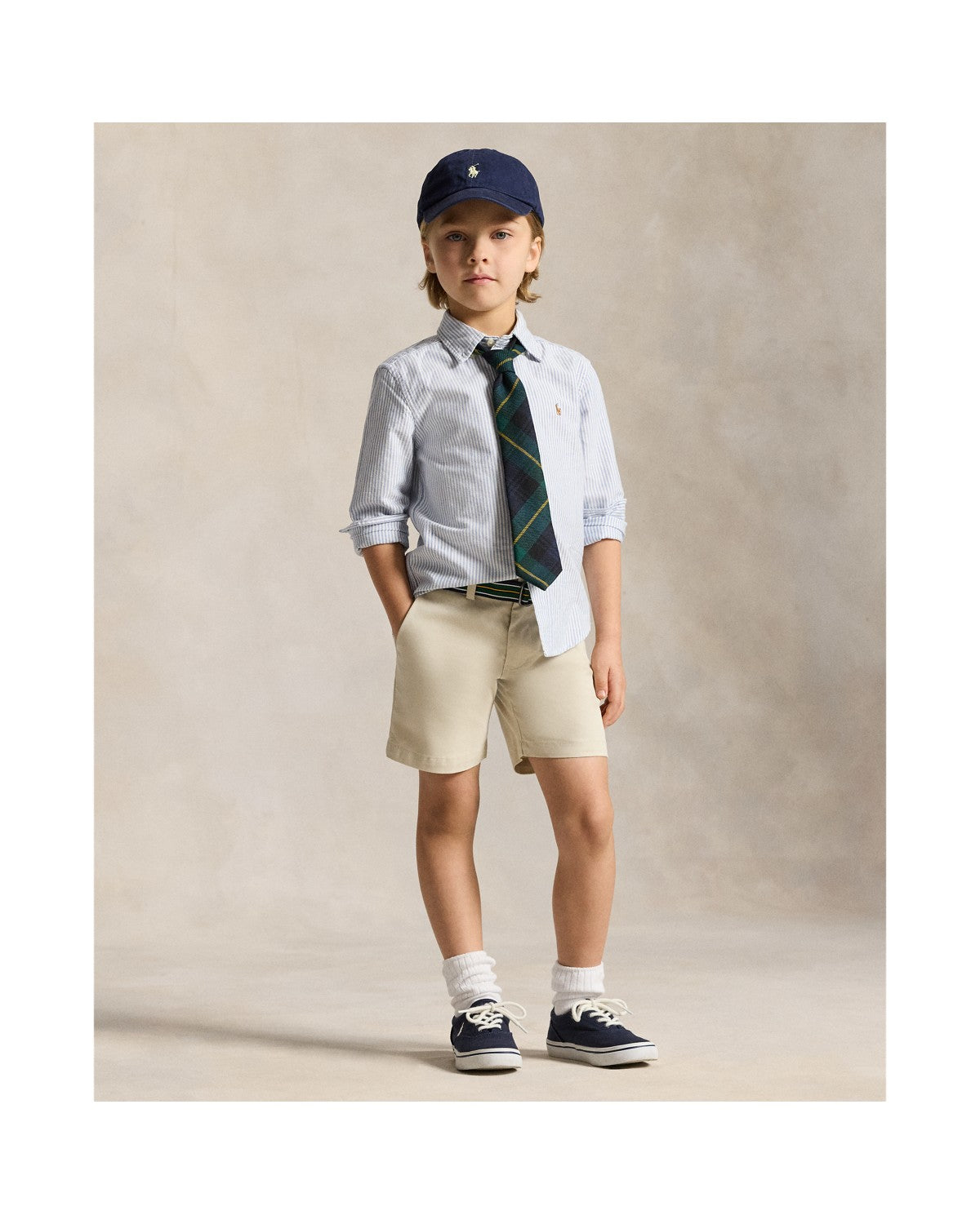 Striped Cotton Oxford Shirt