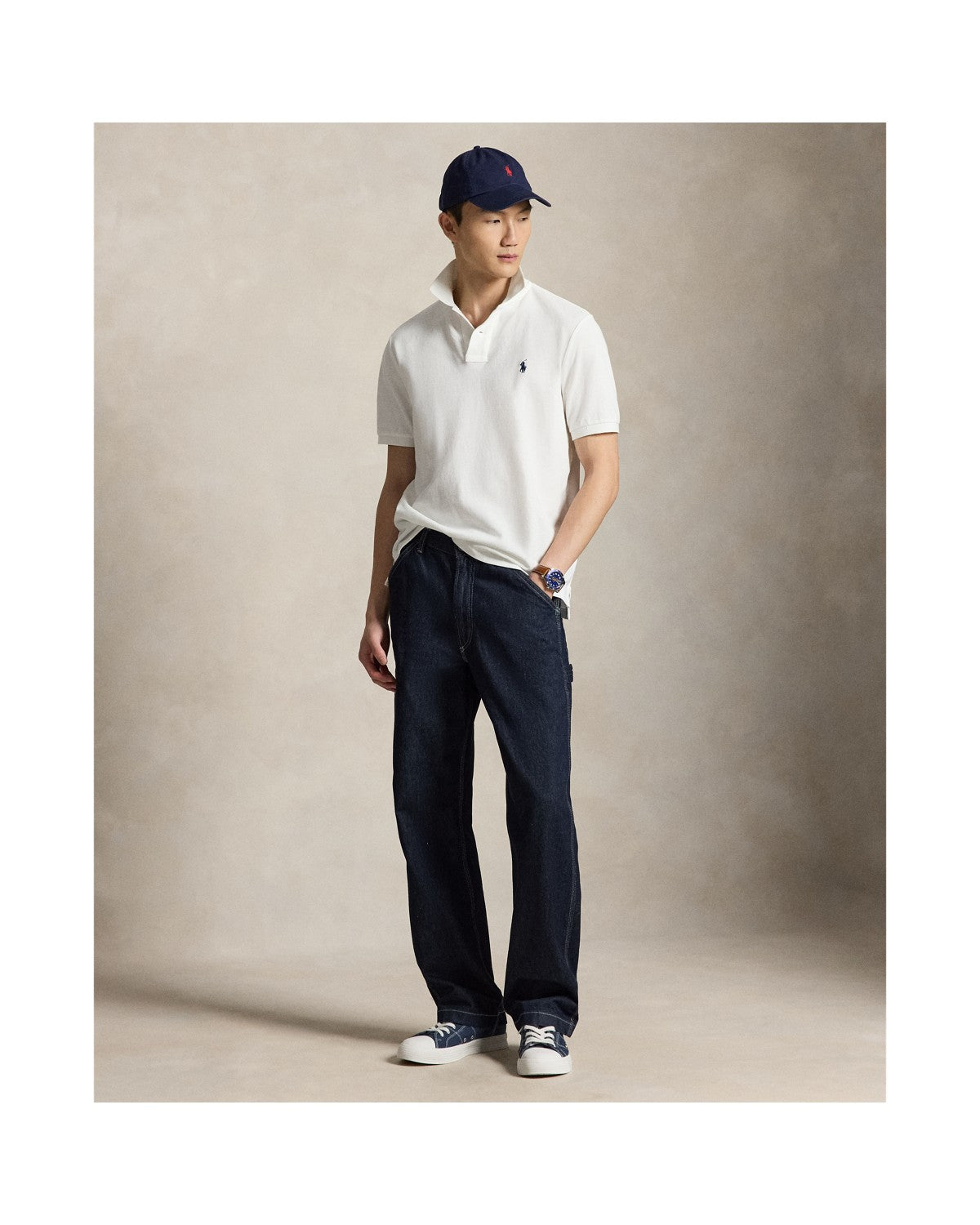 The Iconic Classic Fit Mesh Polo