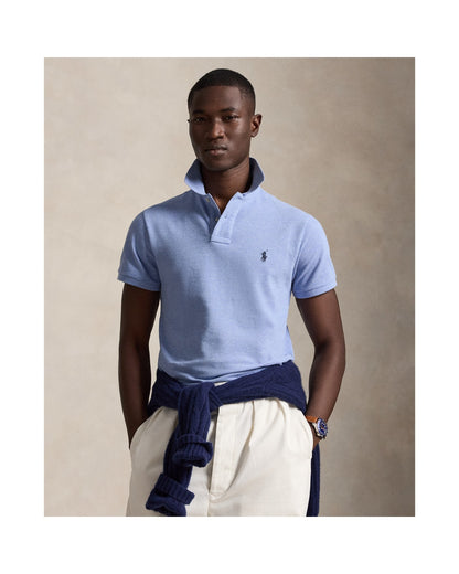 Slim Fit Mesh Polo Shirt