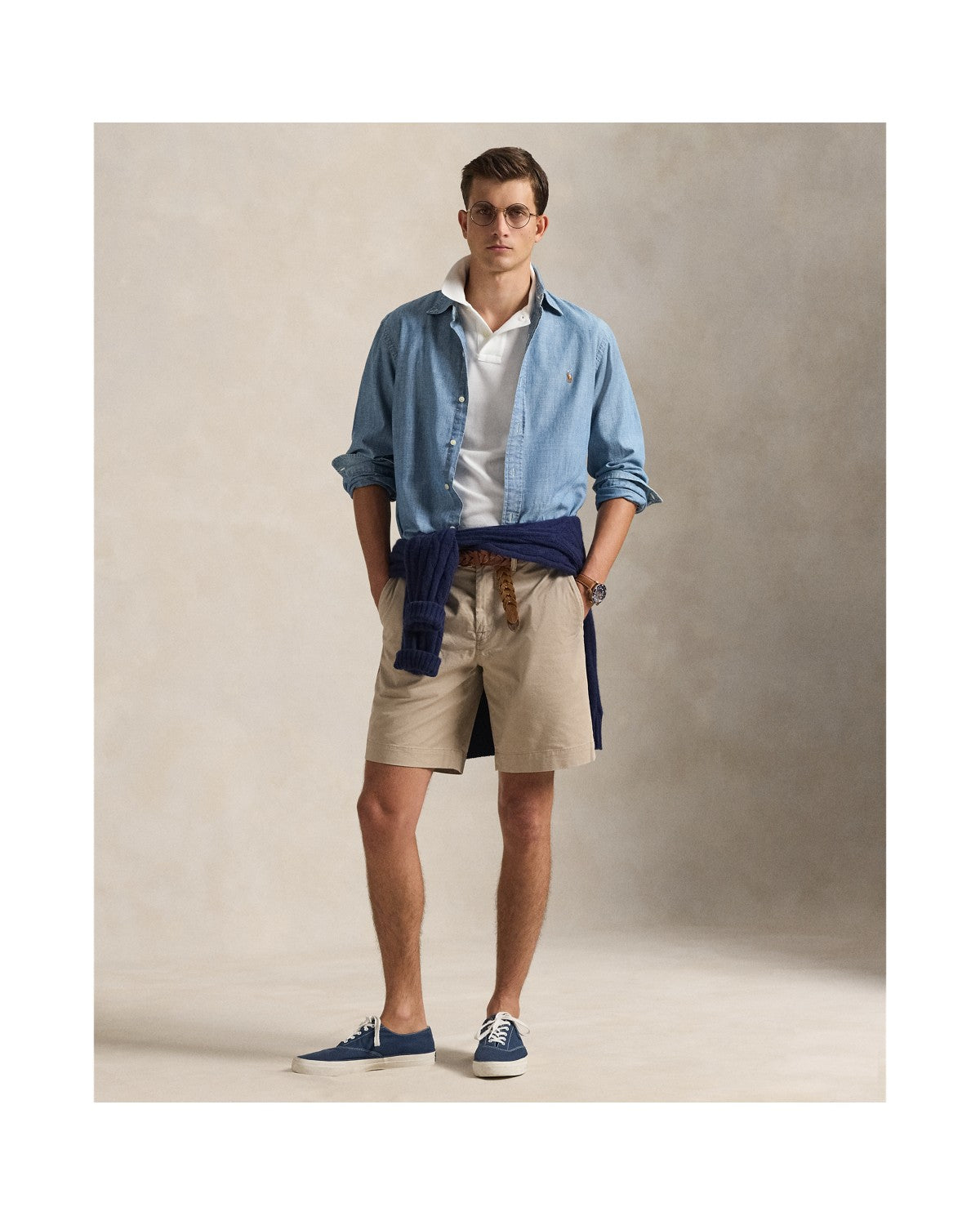 Slim Fit Mesh Polo Shirt
