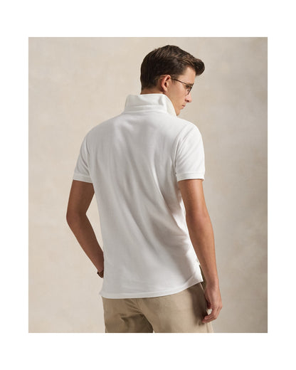 Slim Fit Mesh Polo Shirt