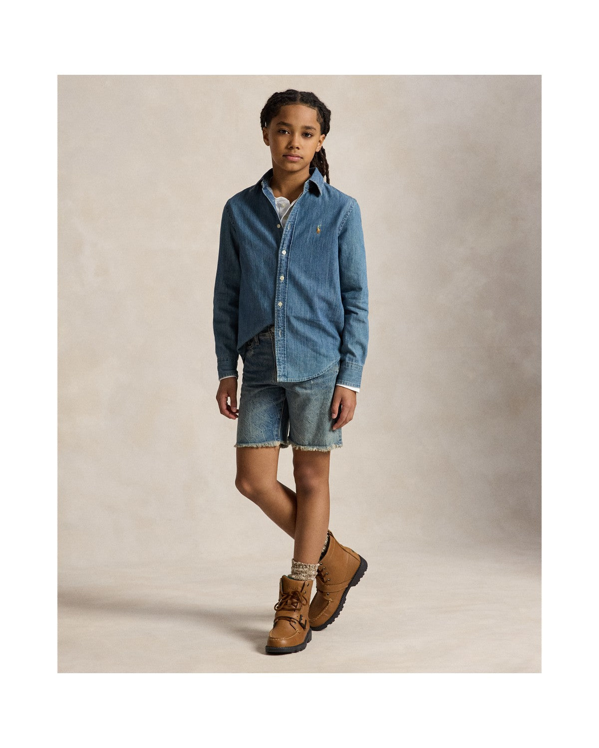 Cotton Chambray Shirt