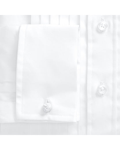 Slim Fit Cotton Poplin Tuxedo Shirt