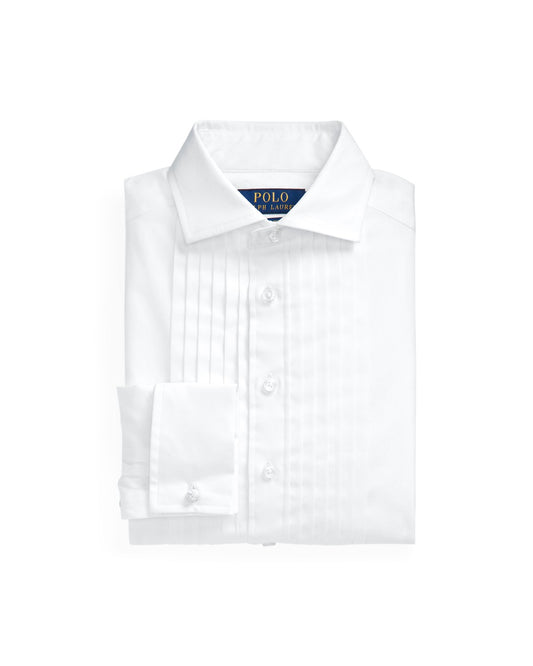 Slim Fit Cotton Poplin Tuxedo Shirt