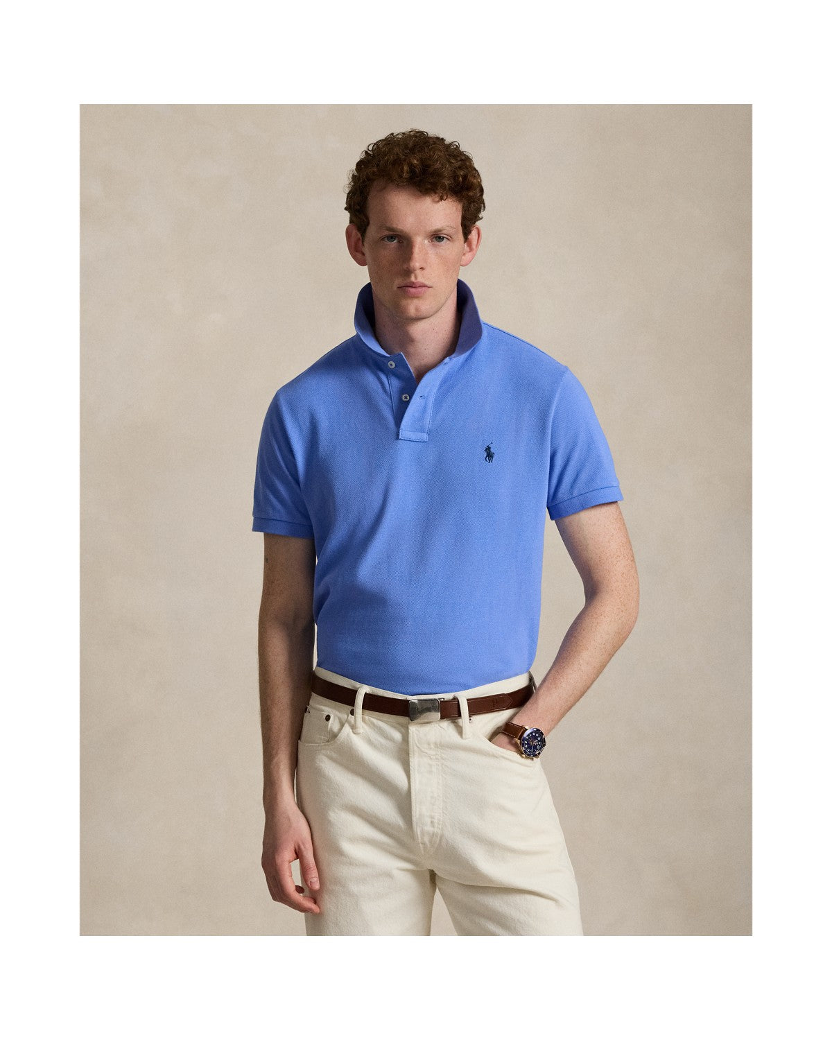 The Iconic Custom Slim Fit Mesh Polo