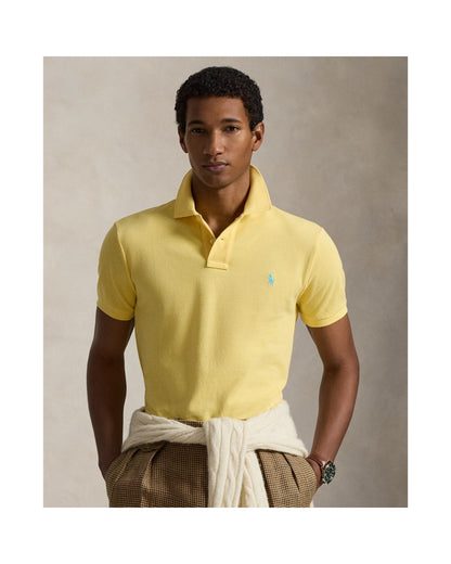 Slim Fit Mesh Polo Shirt