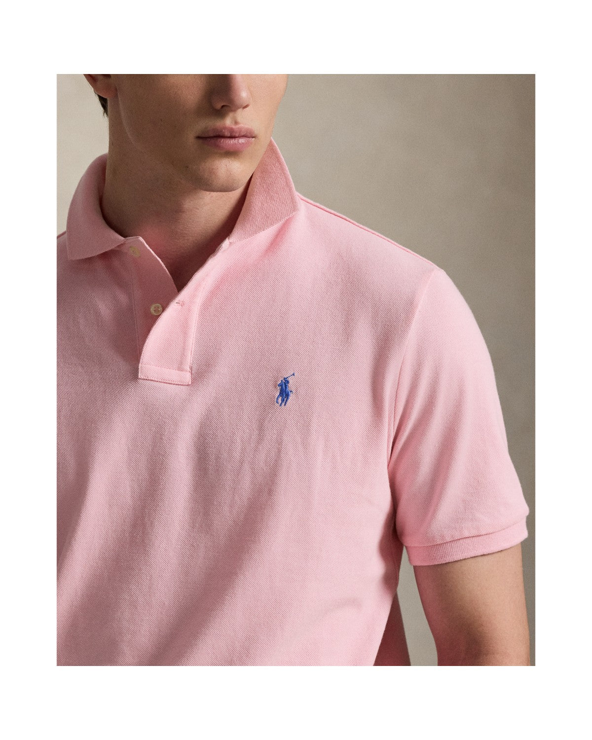 Classic Fit Mesh Polo Shirt