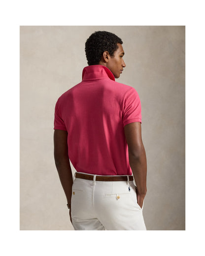 Slim Fit Mesh Polo Shirt