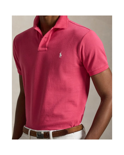 Slim Fit Mesh Polo Shirt