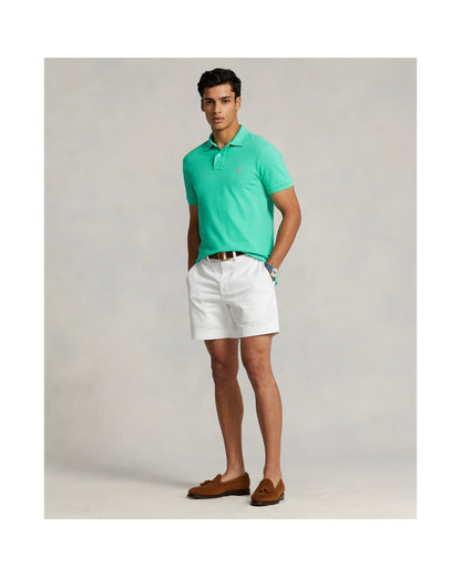 Slim Fit Mesh Polo Shirt