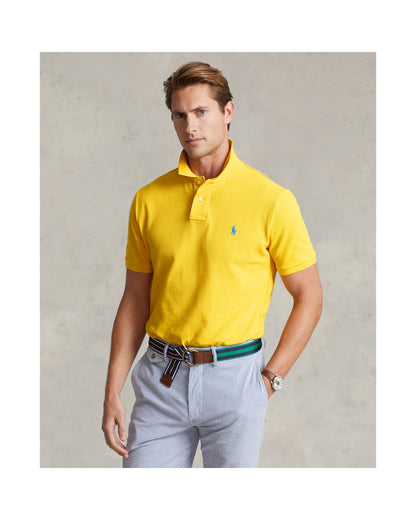 Slim Fit Mesh Polo Shirt
