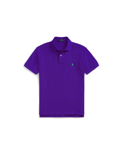 Slim Fit Mesh Polo Shirt