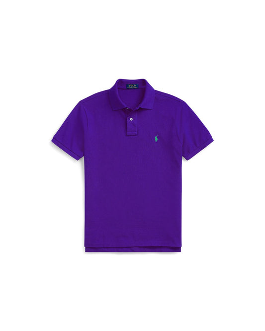Slim Fit Mesh Polo Shirt