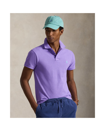 Slim Fit Mesh Polo Shirt