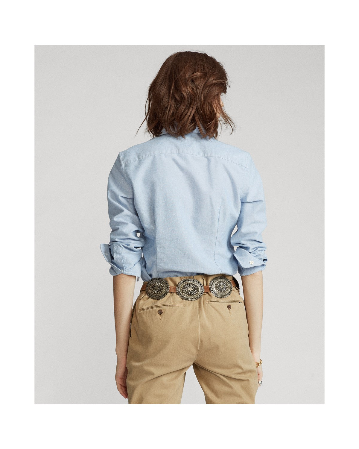 Slim Fit Washed Cotton Oxford Shirt