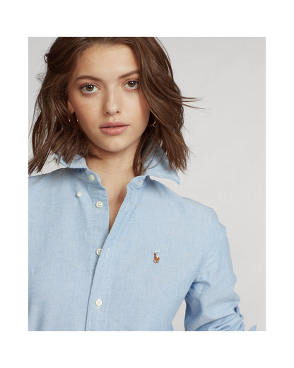 Slim Fit Washed Cotton Oxford Shirt