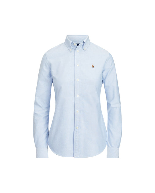 Slim Fit Washed Cotton Oxford Shirt
