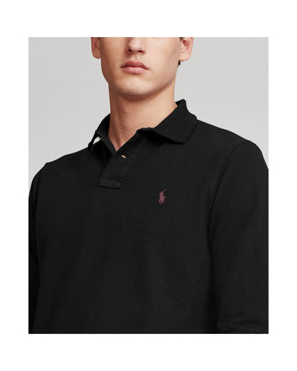 Custom Slim Fit Mesh Polo Shirt
