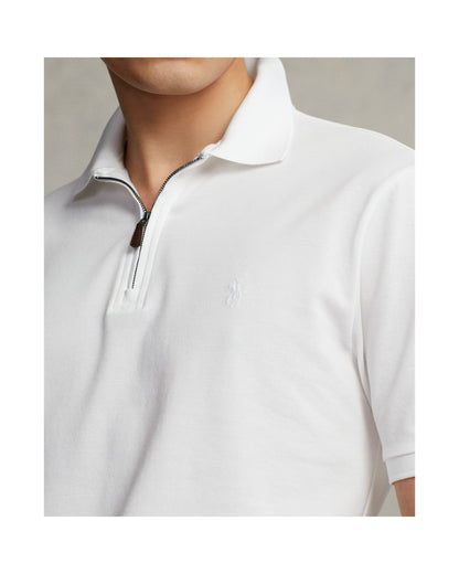 Custom Slim Fit Stretch Mesh Polo Shirt
