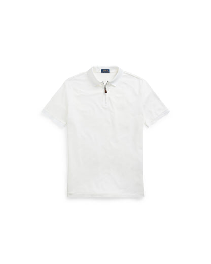 Custom Slim Fit Stretch Mesh Polo Shirt