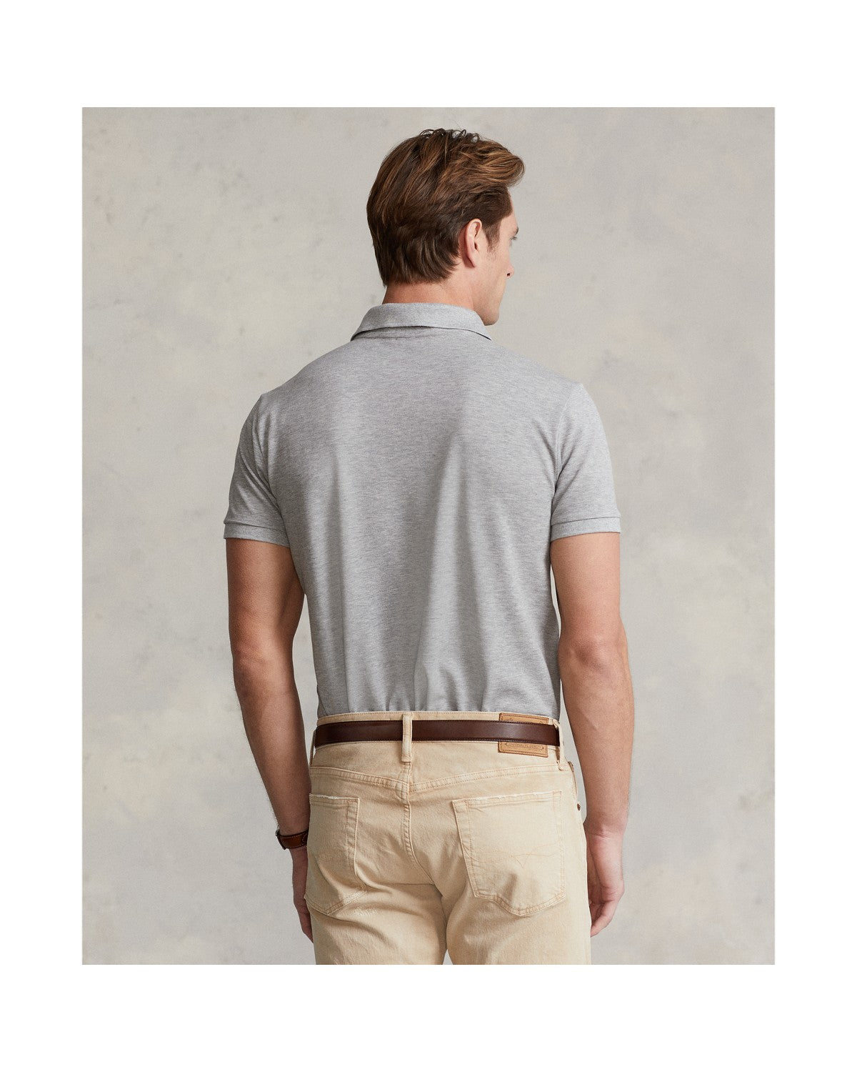 Custom Slim Fit Stretch Mesh Polo Shirt
