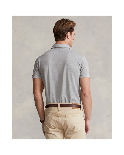 Custom Slim Fit Stretch Mesh Polo Shirt