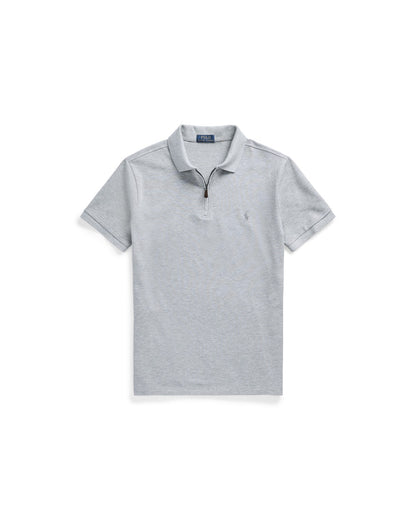 Custom Slim Fit Stretch Mesh Polo Shirt