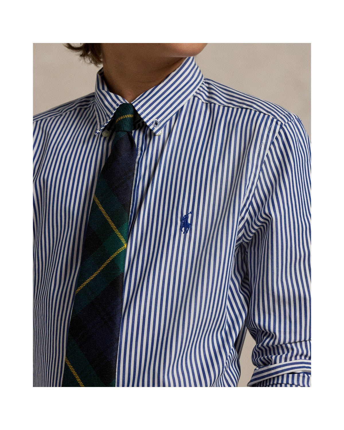 Striped Cotton Poplin Shirt