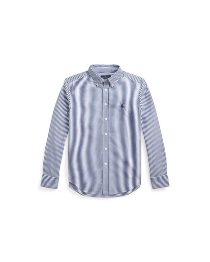 Striped Cotton Poplin Shirt