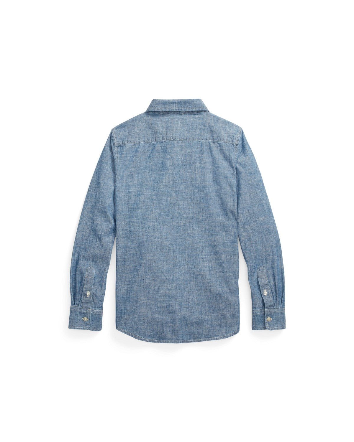 Indigo Cotton Chambray Shirt