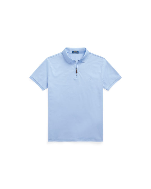 Custom Slim Fit Stretch Mesh Polo Shirt