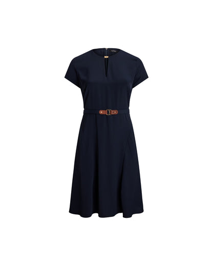 Belted Georgette Dress