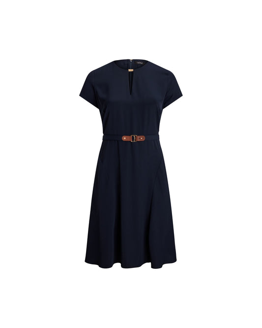 Belted Georgette Dress