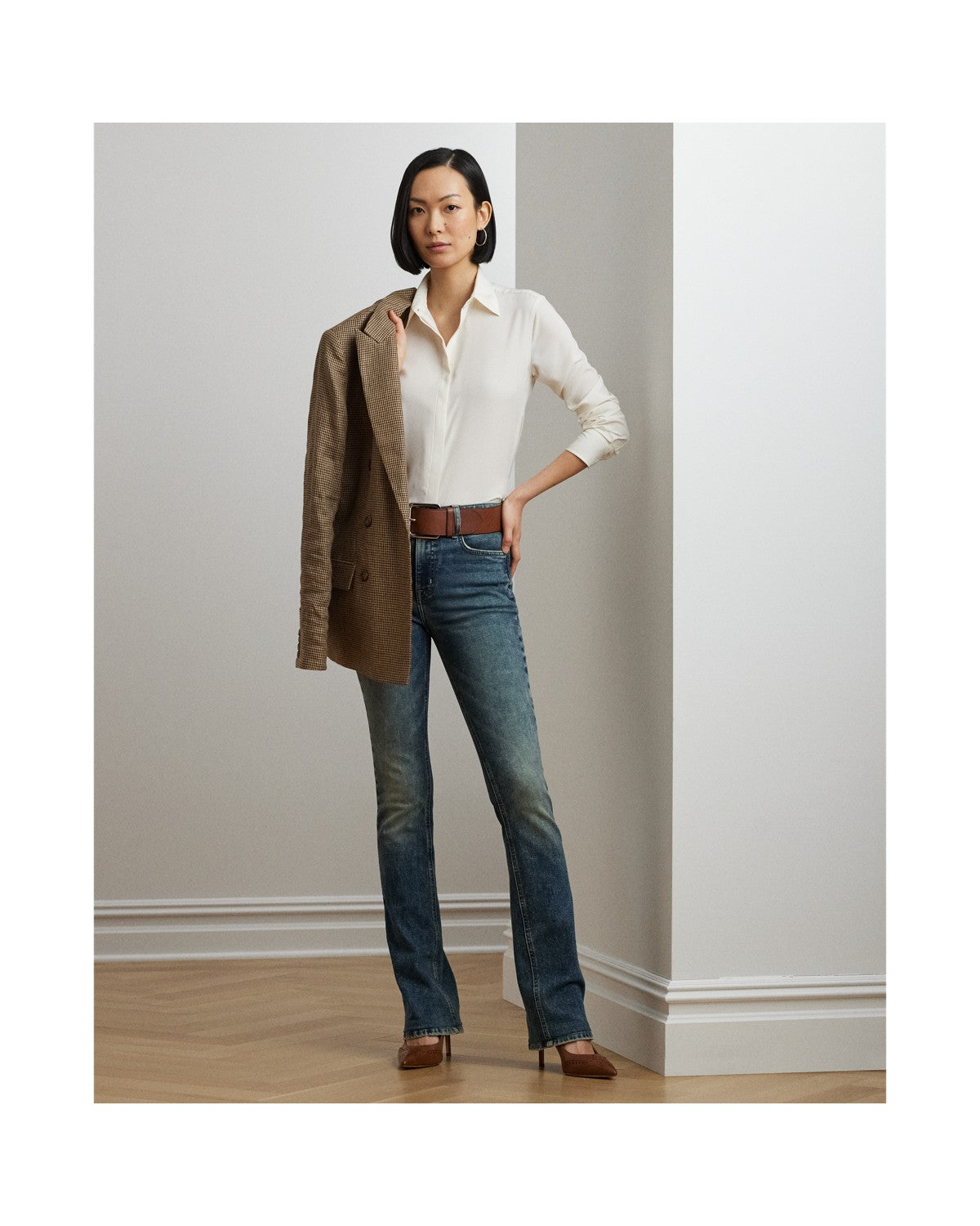 Classic Fit Crepe Shirt