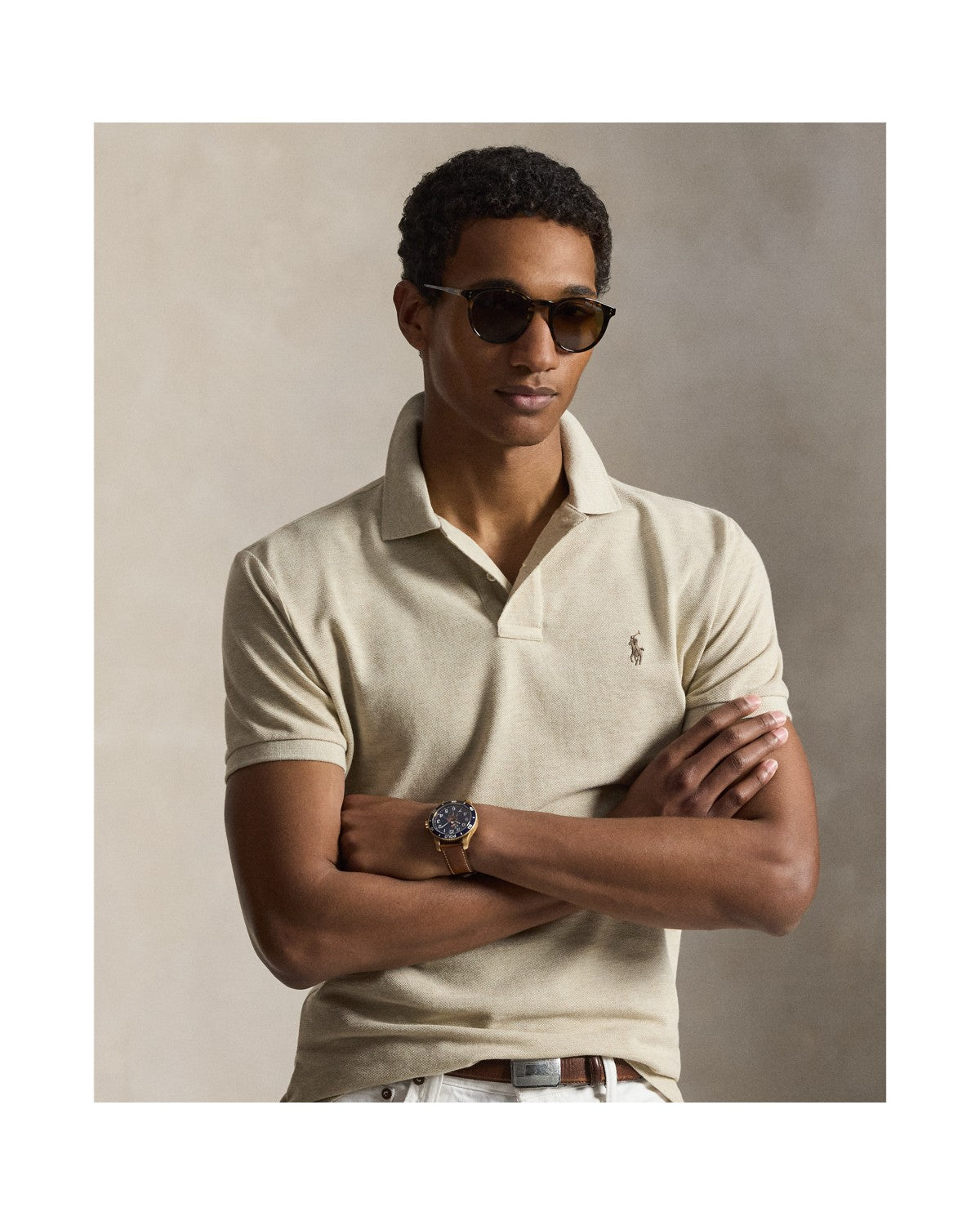 The Iconic Custom Slim Fit Mesh Polo