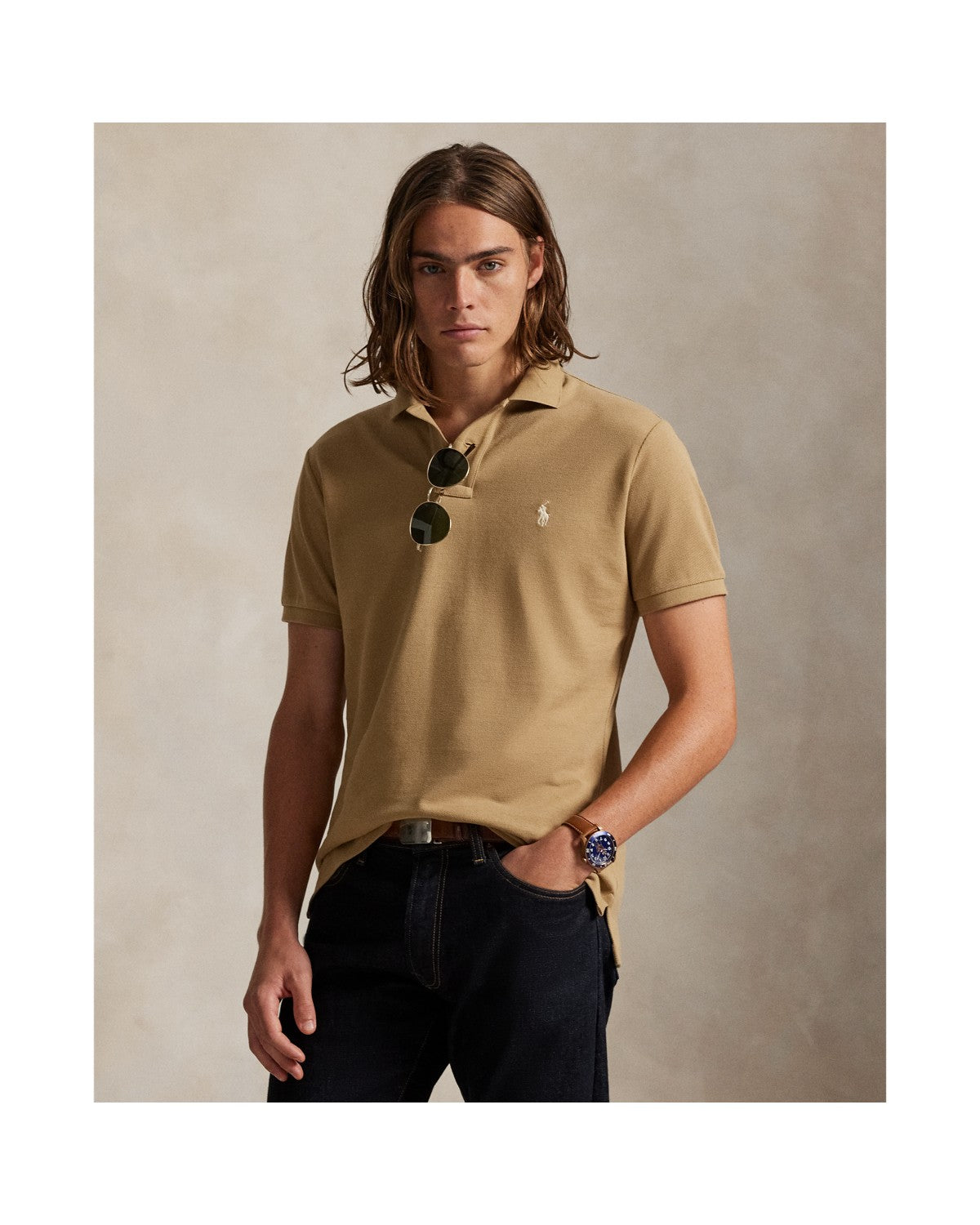 The Iconic Custom Slim Fit Mesh Polo