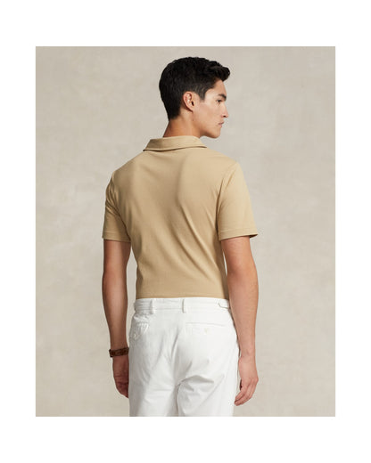Classic Fit Stretch Mesh Polo Shirt