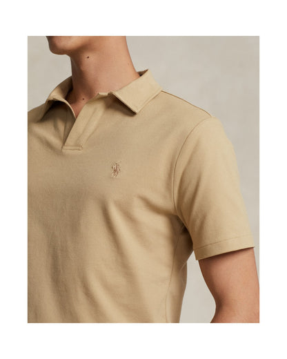 Classic Fit Stretch Mesh Polo Shirt