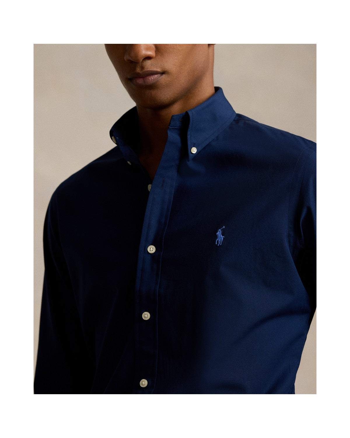 Custom Fit Stretch Poplin Shirt