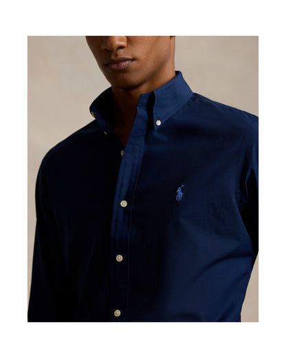 Custom Fit Stretch Poplin Shirt