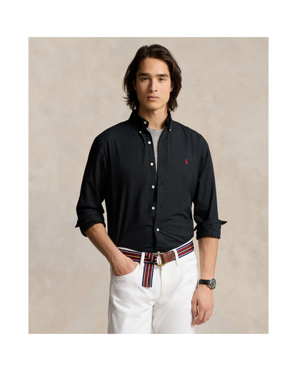 Custom Fit Stretch Poplin Shirt