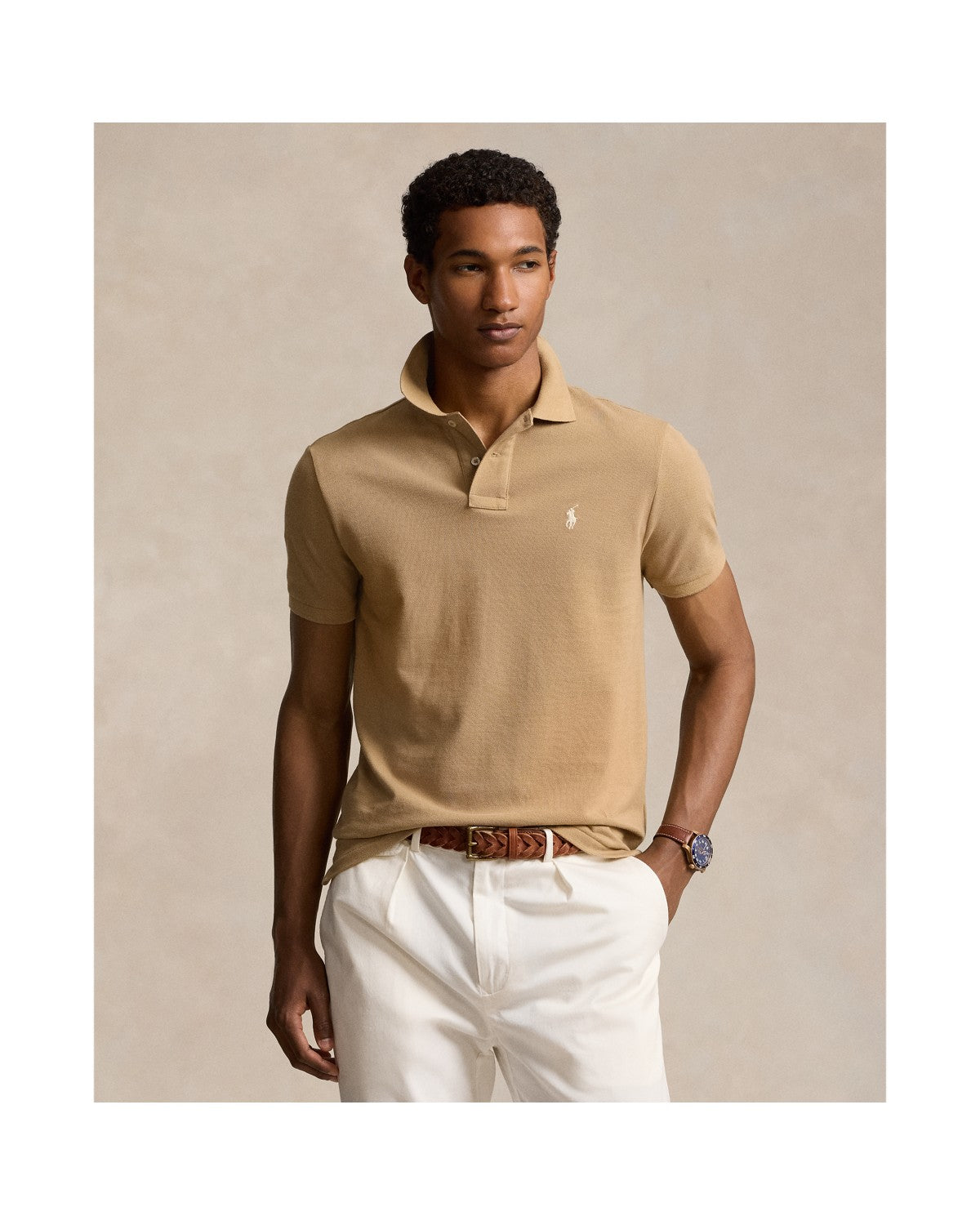 The Iconic Classic Fit Mesh Polo