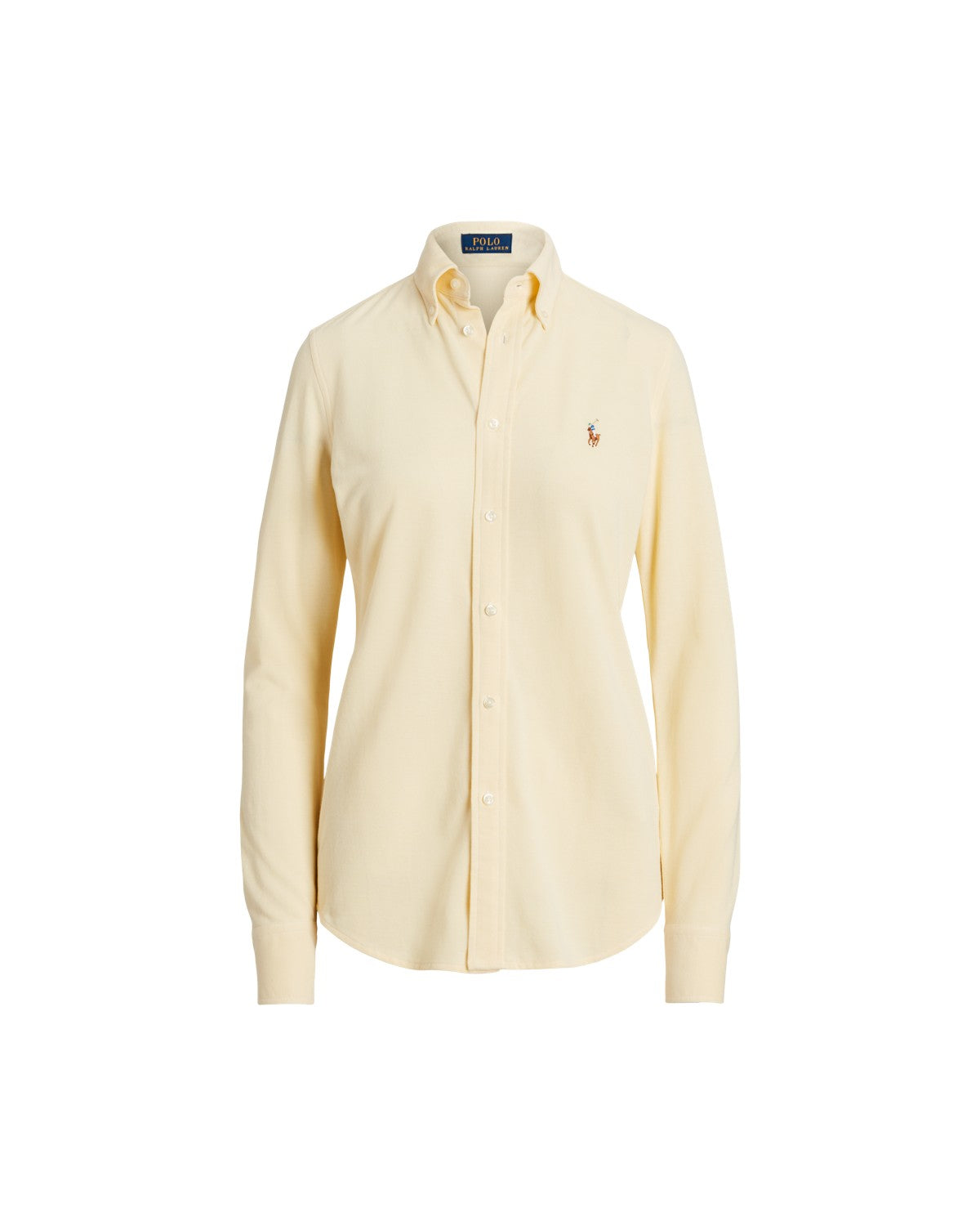 Slim Fit Knit Cotton Oxford Shirt