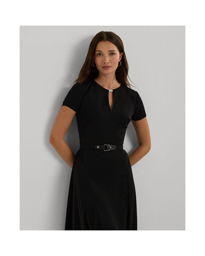 Belted Georgette Dress