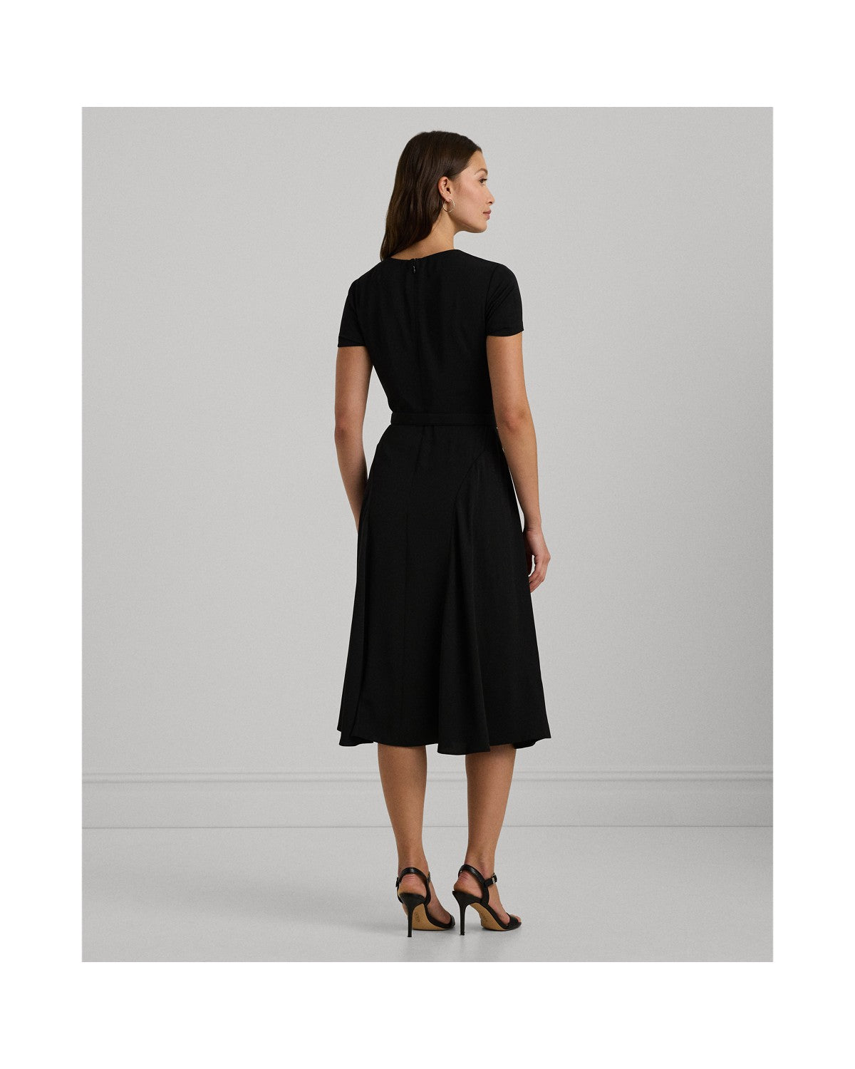 Belted Georgette Dress