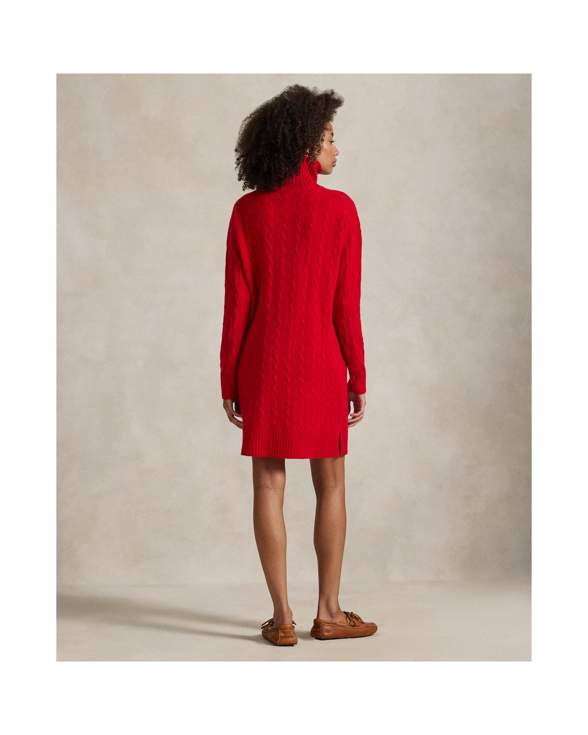 Wool-Cashmere Roll Neck Jumper Dress