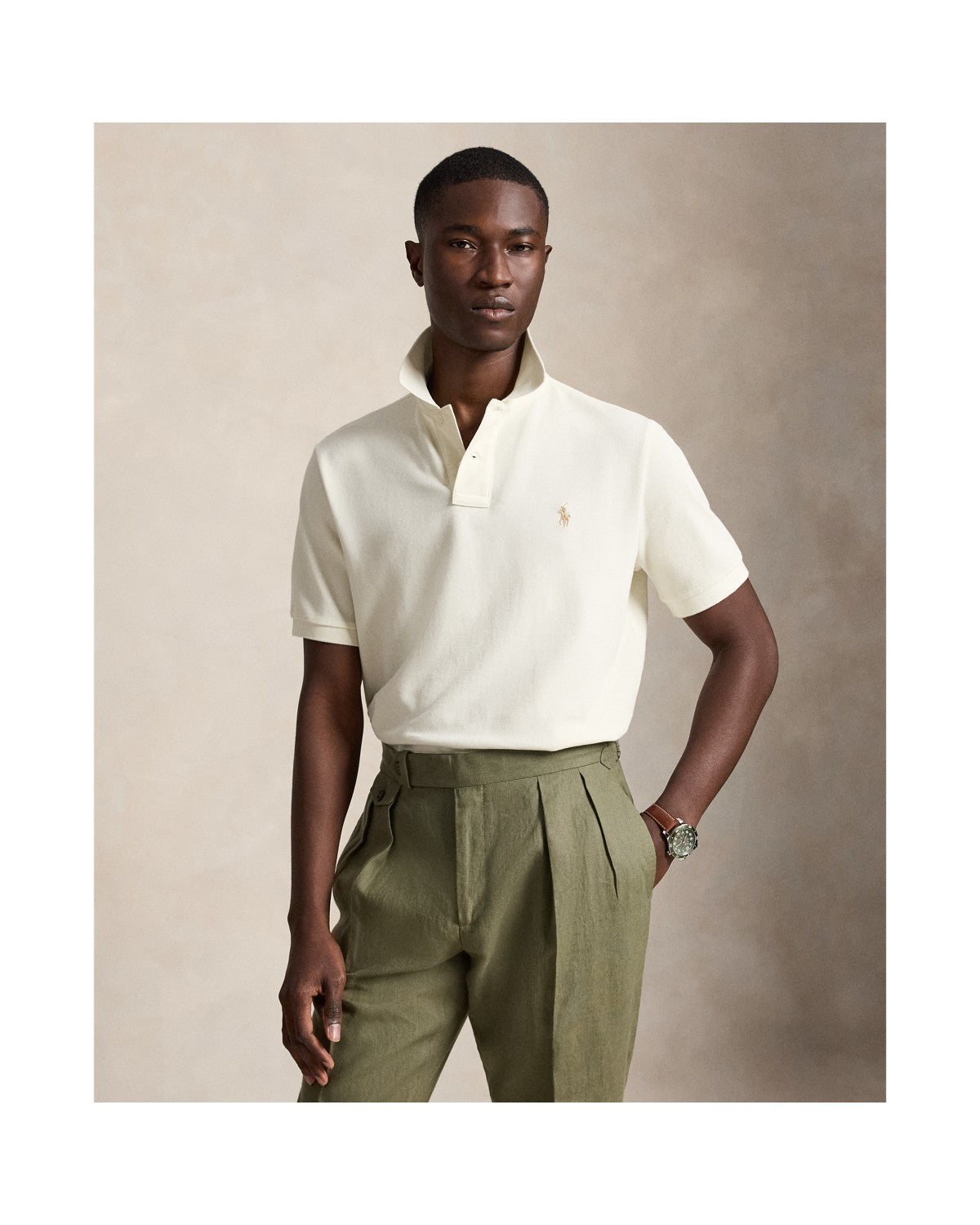 The Iconic Classic Fit Mesh Polo