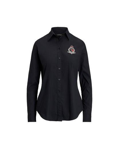 Classic Fit Beaded-Crest Shirt