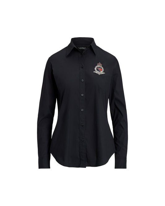 Classic Fit Beaded-Crest Shirt